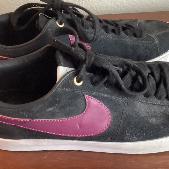 Nike Black Purple Sneakers Shoes Men’s 9.5 Grant Taylor SB Skateboard Low - Picture 2 of 7